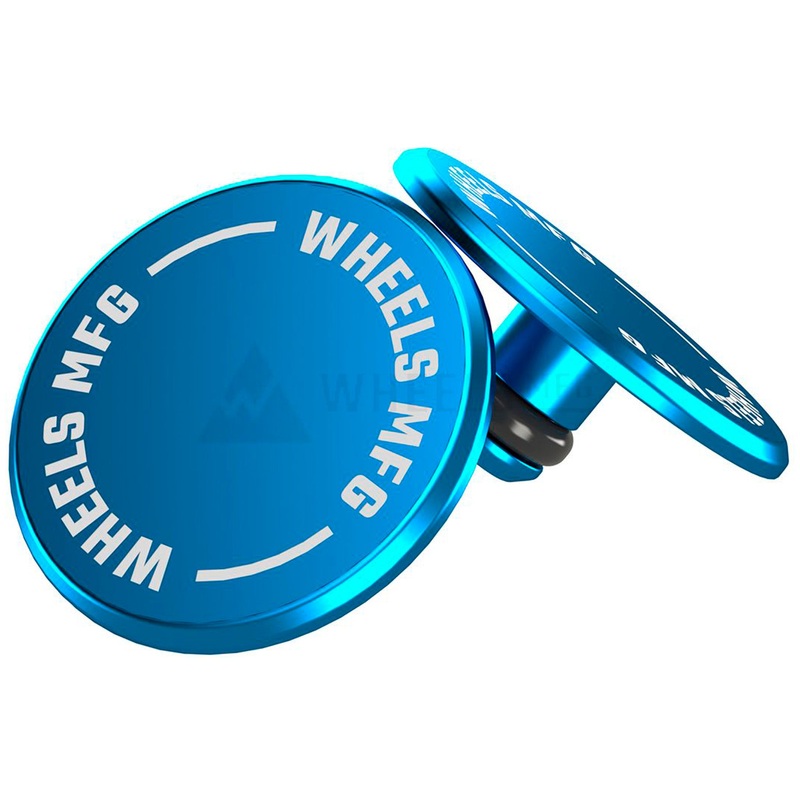 Wheels Mfg Thru-Axle Cap Set – Teal