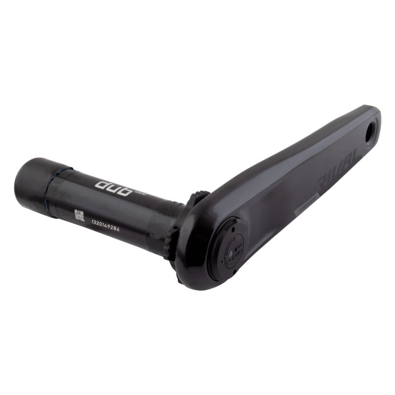 SRAM Rival AXS Wide Power Meter Left Crank Arm Spindle Upgrade Kit – 170mm 8-Bolt Direct Mount DUB Spindle Interface BLK D1