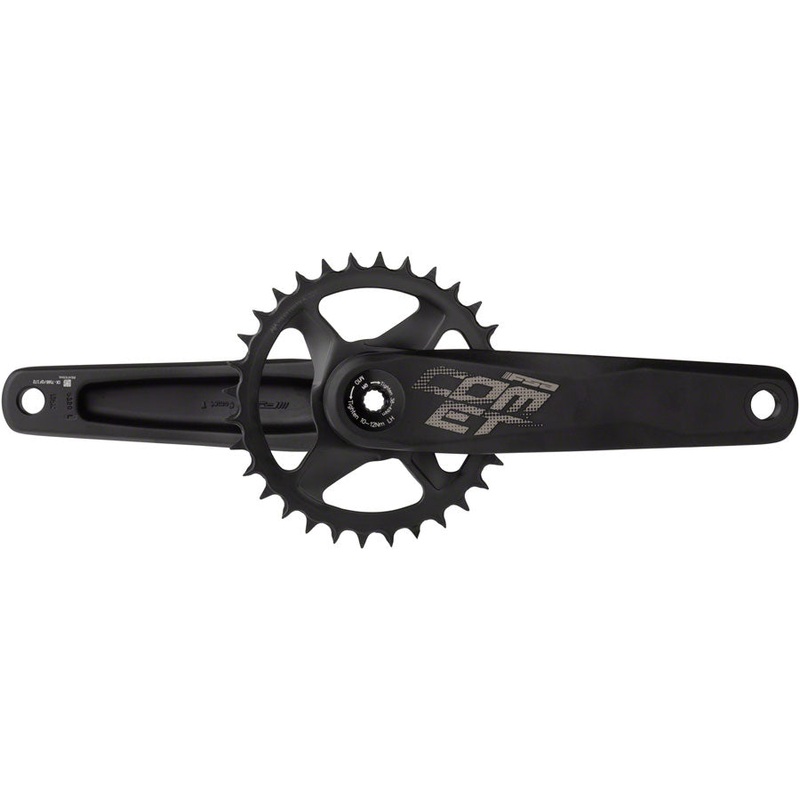 Full Speed Ahead Comet HD Modular 1x Crankset – 175mm 11/12-Speed 32t Direct Mount MegaExo Spindle Interface BLK 177mm Q-Factor