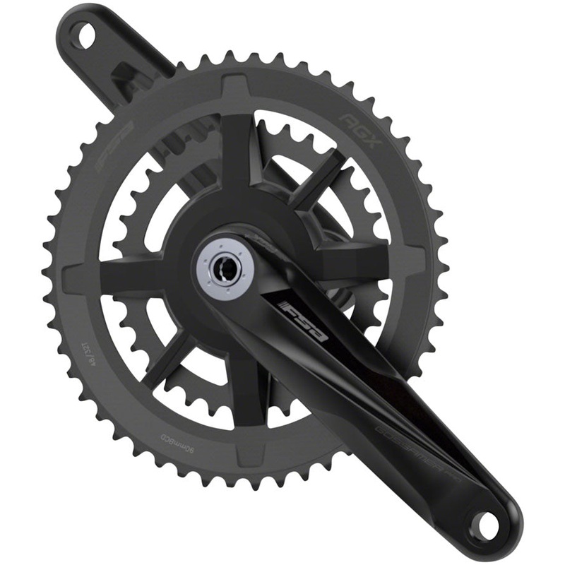 Full Speed Ahead Gossamer Pro Modular AGX+ Crankset – 170mm 11-Speed 46/30t DM/90 BCD 386 EVO Spindle Interface BLK