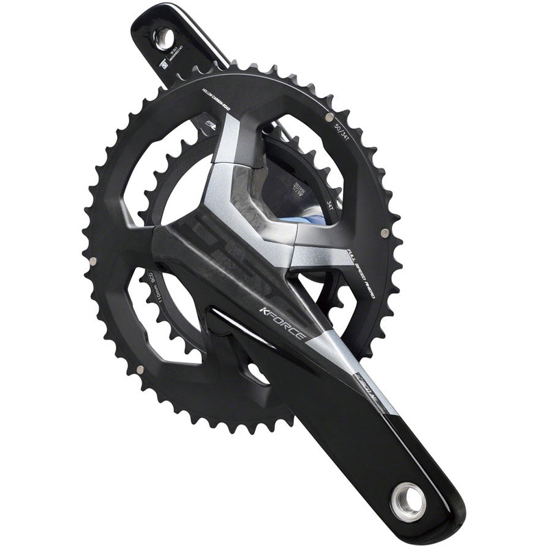 Full Speed Ahead K-Force WE Crankset – 170mm 11/12-Speed 50/34t 110 BCD 386 EVO Spindle Interface BLK