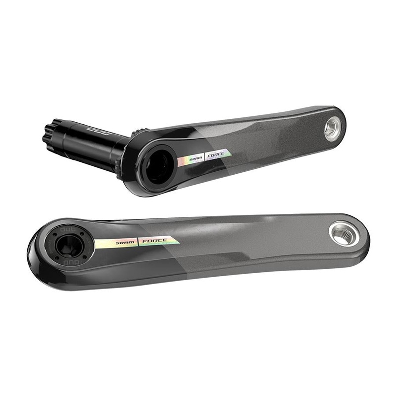 SRAM Force Wide Crank Arm Assembly – 167.5mm 12-Speed 8-Bolt Direct Mount DUB Spindle Interface Iridescent Gray D2