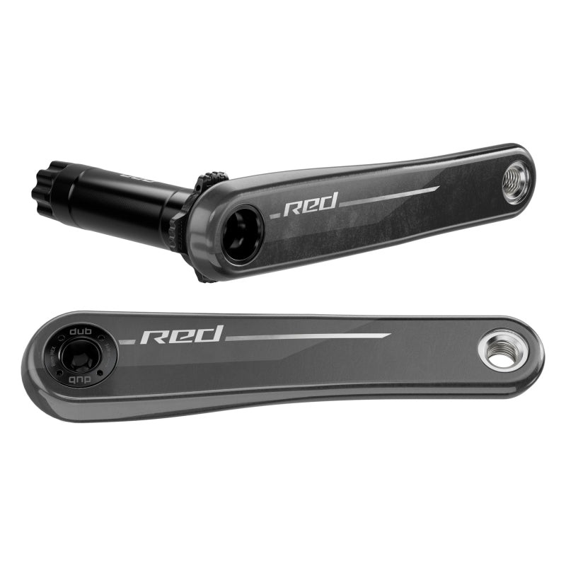 SRAM RED Crank Arm Assembly – 160mm 12-Speed 8-Bolt Direct Mount DUB Spindle Interface Natural Carbon E1