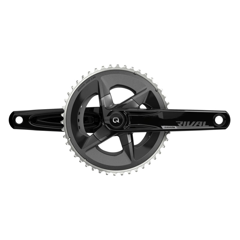 SRAM Rival AXS Crankset Quarq Power Meter – 170mm 12-Speed 48/35t Yaw 107 BCD DUB Spindle Interface BLK D1