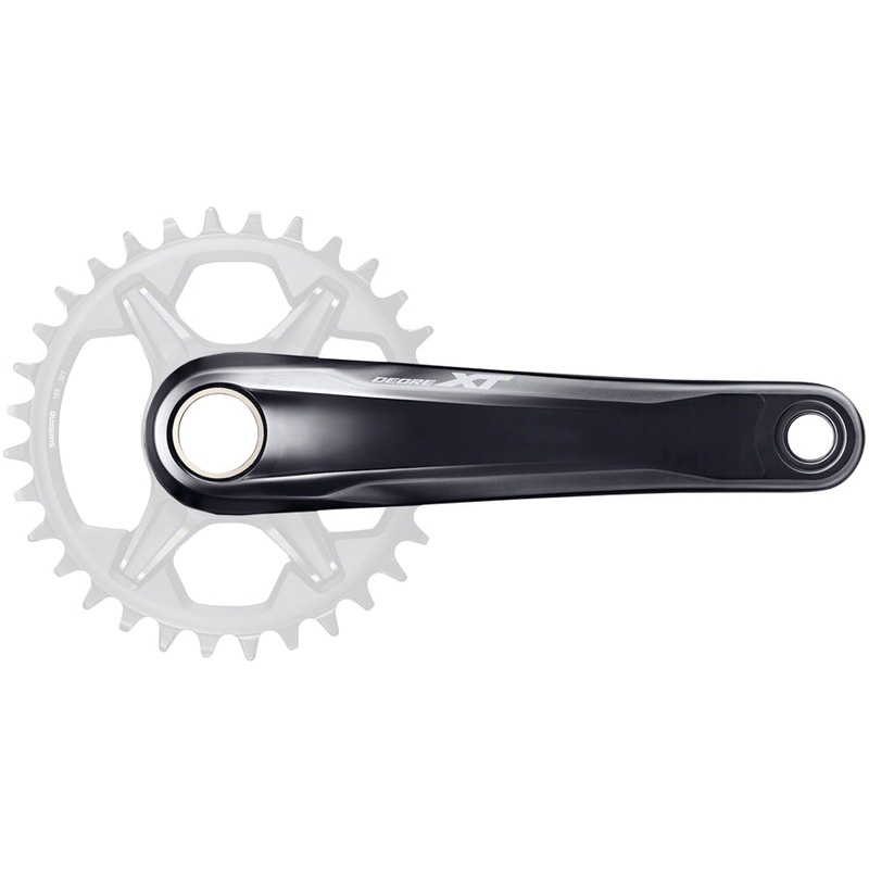 Shimano Deore XT FC-M8100-1 Crankset – 175mm 12-Speed 1x Direct Mount Hollowtech II Spindle Interface BLK