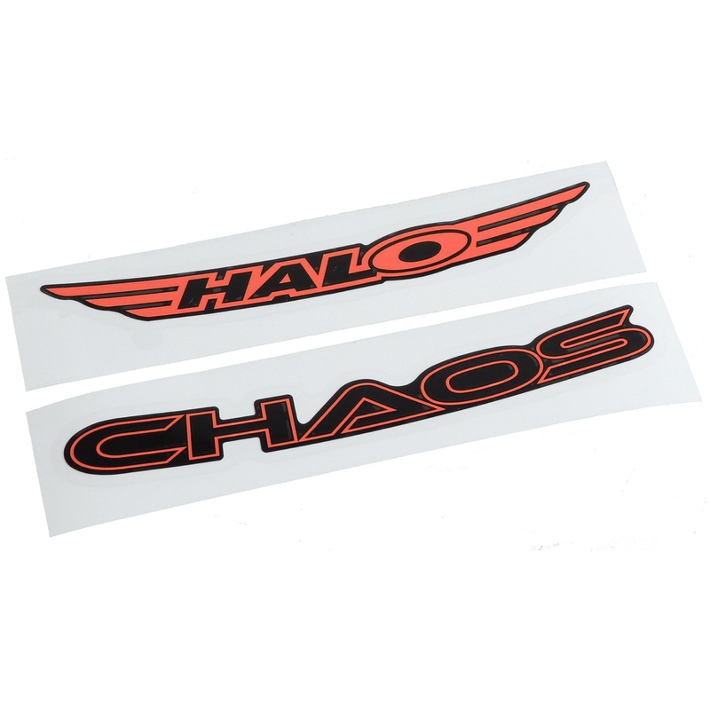 Halo Chaos Rim Decals Orange