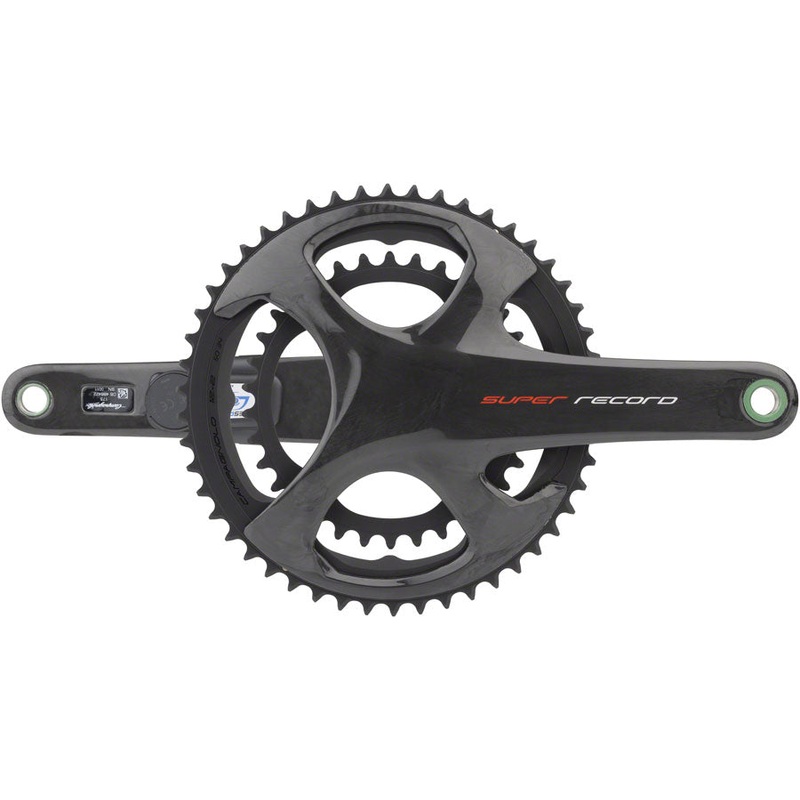 Campagnolo Super Record Crankset Stages Power Meter – 175mm 12-Speed 50/34t 112/146 Asymmetric BCD Ul-Tq Interface Carbon