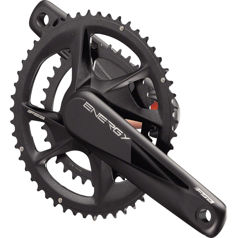 Full Speed Ahead Energy Modular Crankset – 172.5mm 11/12-Speed 50/34t Direct Mount/90mm BCD 386 EVO Spindle Interface BLK