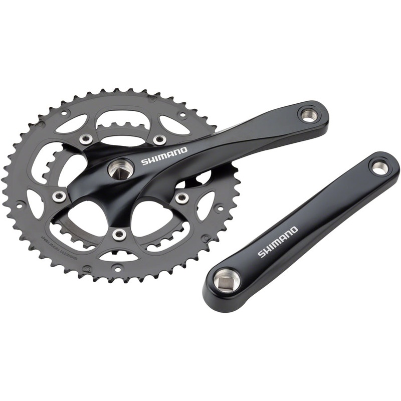 Shimano Claris FC-RS200 Crankset – 175mm 8-Speed50/34t 110 BCD Square Taper JIS Spindle Interface BLK