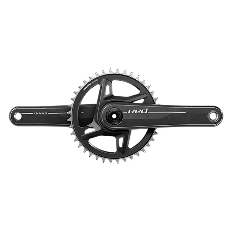 SRAM RED 1x XPLR Wide Crankset – 165mm 13-Speed 42t 8-Bolt Direct Mount DUB Spindle Natural Carbon E1
