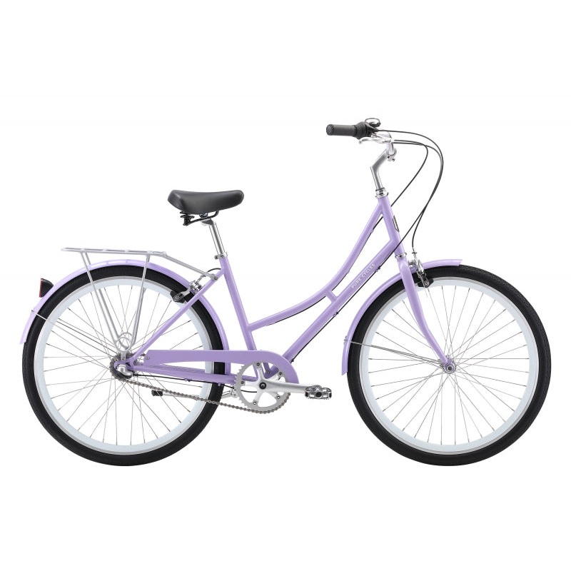 Pure cycles City Step-Through 26` 3-Speed Step-Thru 43cm / 26` Rhodes – Lavender Purple 26` White 3 Speed Rim Brake