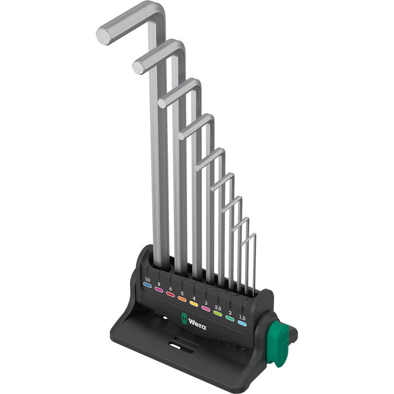 Wera 950/9 Hex-Plus Chrome 8 L-Key Wrench Set – Metric