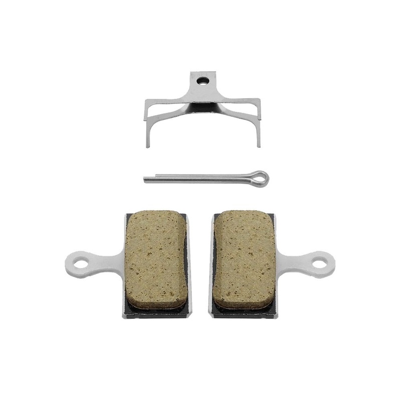 Shimano G04TI-MX Disc Brake Pads Springs – Metal Compound Titanium Back Plate One Pair