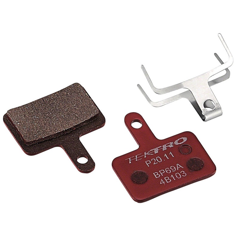 Tektro P20.11 Disc Brake Pad – Resin For Use with 2-Piston Calipers Red