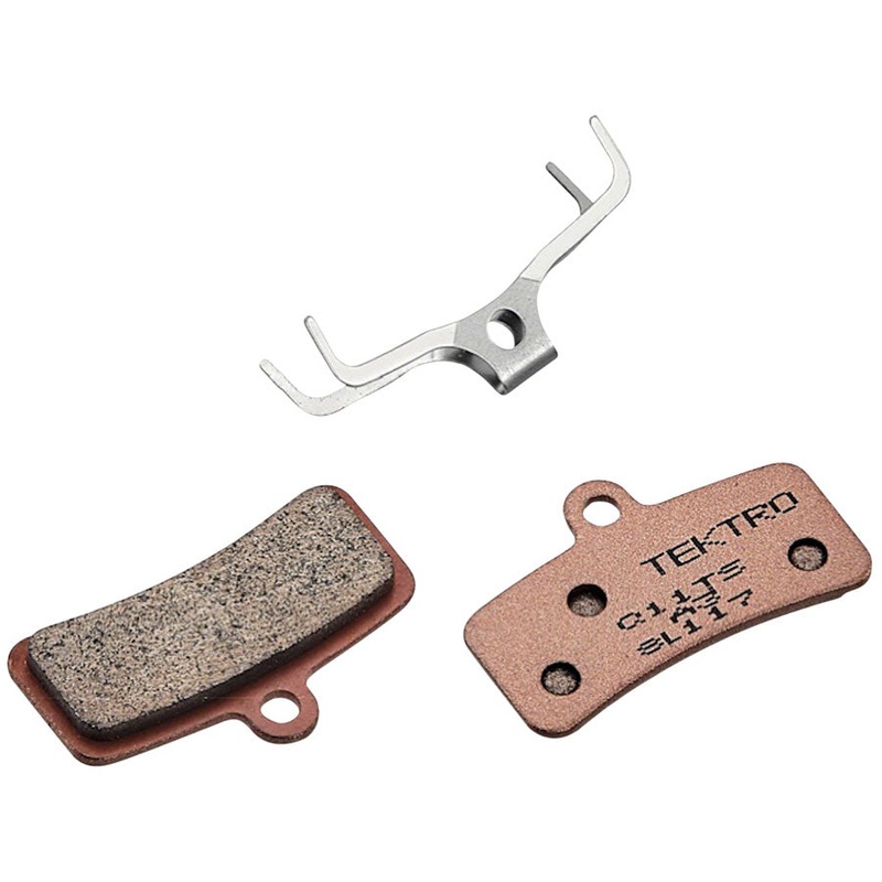 Tektro Q11TS Disc Brake Pads – Sintered Steel Backed For Use With 4-Piston Calipers