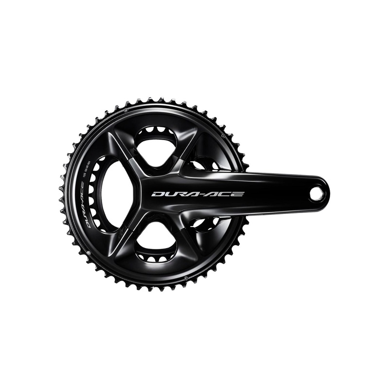 Shimano Dura-Ace FC-R9200 Crankset – 175mm 12-Speed 50/34t Hollowtech II Spindle Interface BLK
