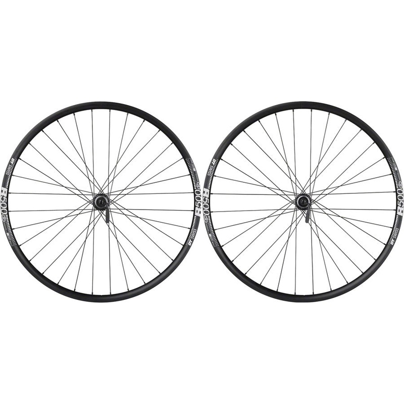 Quality Wheels Shimano / DT R500 Disc Wheelset – 700 QR x 100/135mm Center-Lock HG 11 MTN BLK