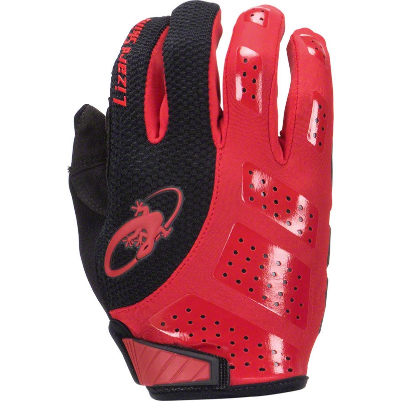 Lizard Skins Monitor SL Gel Gloves – Red/Black Full Finger X-Small