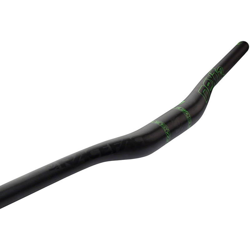 RaceFace NEXT R 35 Carbon Riser Handlebar – 35 x 800mm 20mm Rise Green