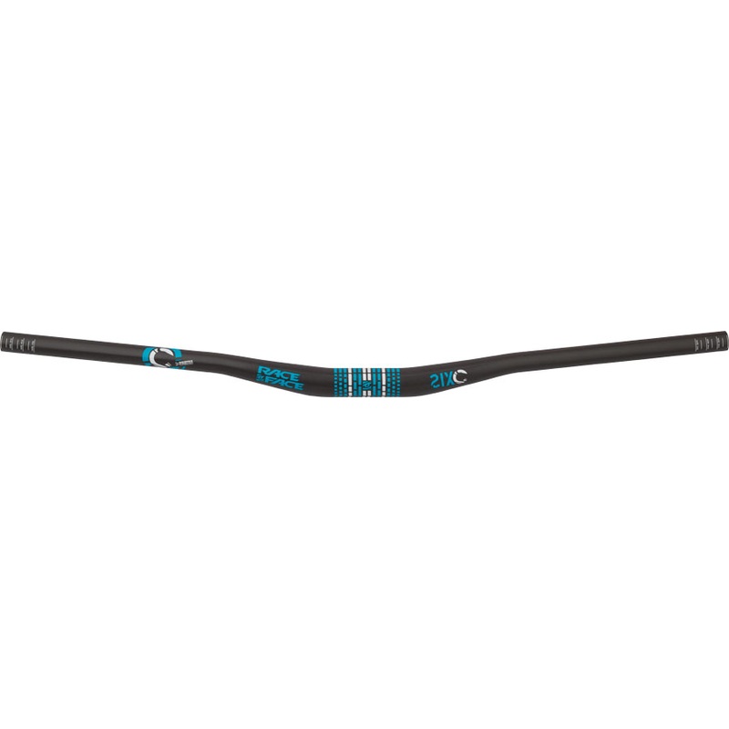 RaceFace SixC Riser Carbon Handlebar: 31.8 x 785mm 3/4″ Rise Turquoise