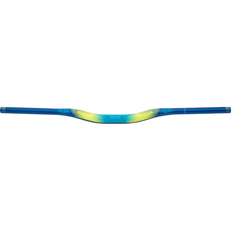 TruVativ Descendant Troy Lee Design Al 800mm Width 25mm Rise Starburst Cyan Blue/BLK