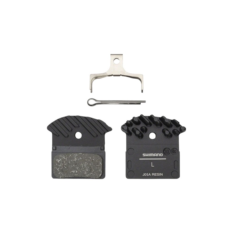 Shimano J05A-RF Disc Brake Pad Spring – Resin Compound Finned Aluminum Back Plate