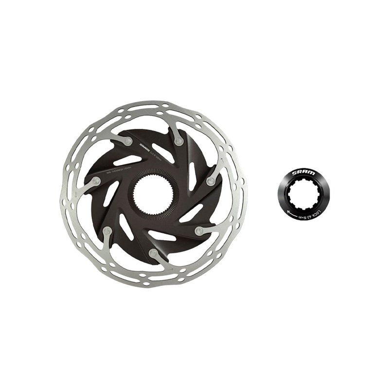 SRAM CenterLine XR Disc Brake Rotor – 160mm Center Lock 1.85mm Includes Internal Tooled Lockring