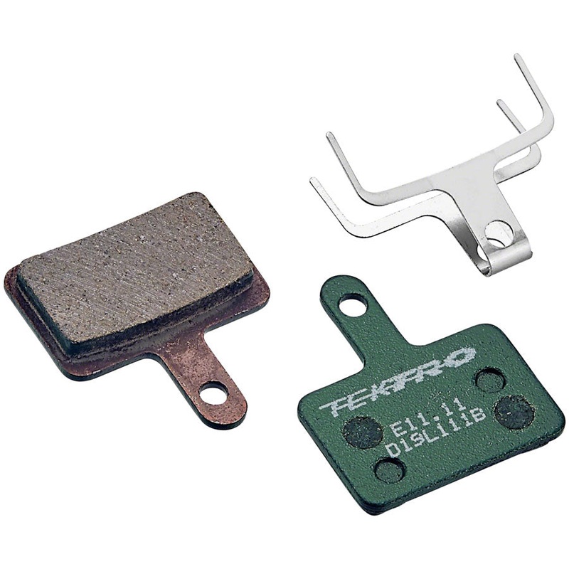 Tektro E11.11 Disc Brake Pad – Organic Compound 5mm Thickness For 2-Piston Brake Calipers Green