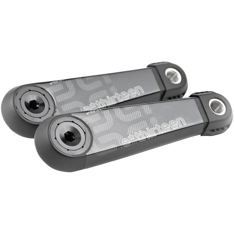 e*thirteen e*spec Race Carbon ebike Crank Arm Set – 165mm Brose S Mag Fazua Ride 50 Self Extractor BLK Carbon Fiber