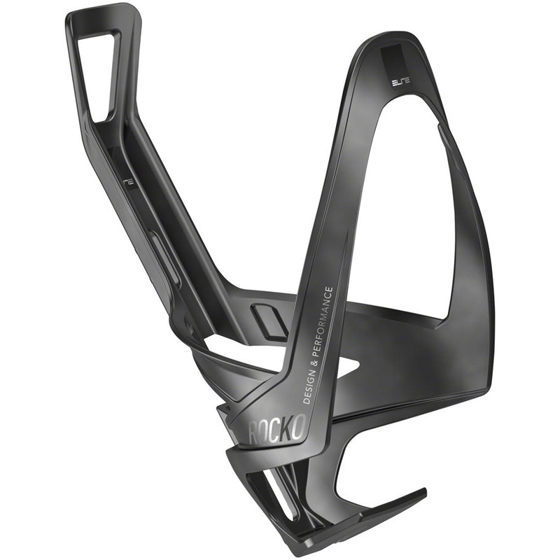 Elite Rocko Carbon Water Bottle Cage – Matte Black/Black