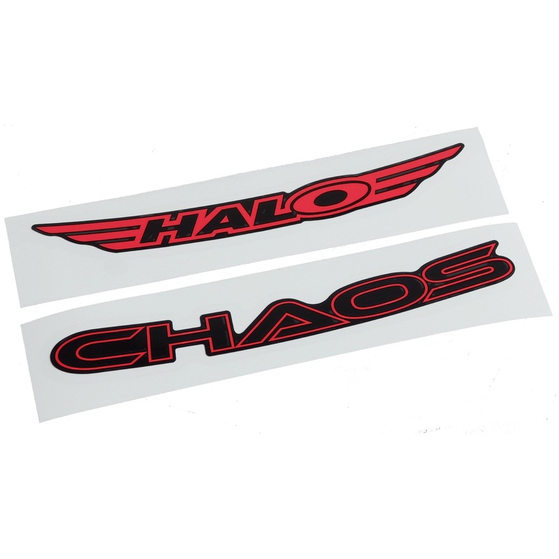 Halo Chaos Rim Decals Red