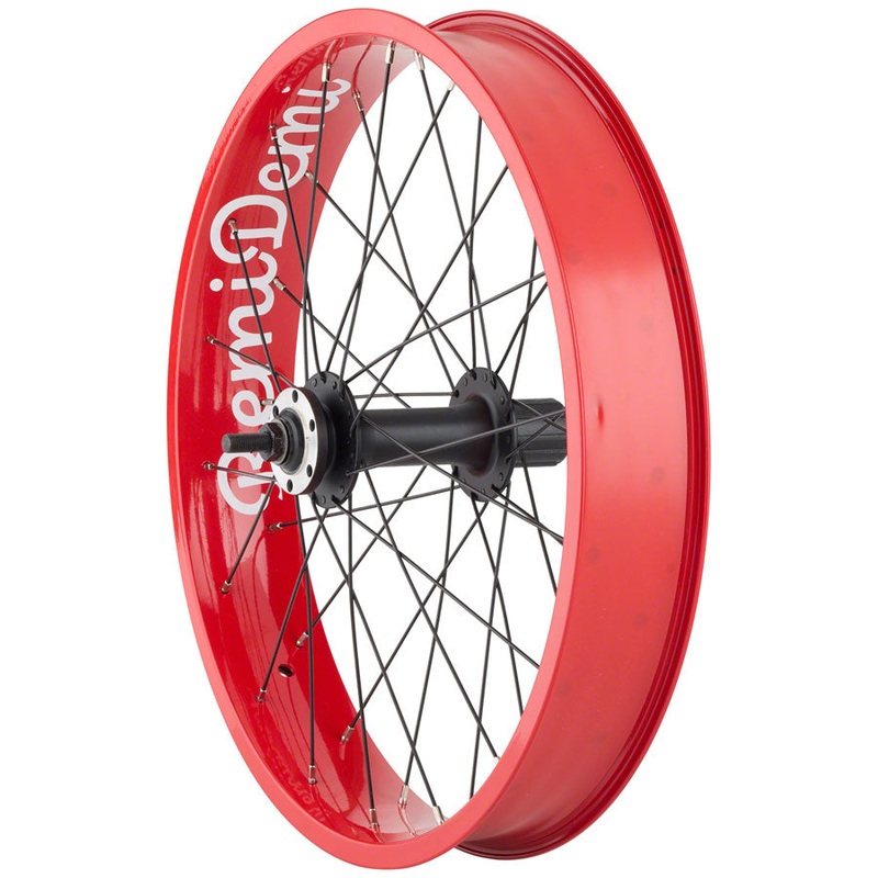 Benno Rear Wheel – 20″ RemiDemi Chai Latte Gray 2022+ – Shimano HG 20″ 6-blt Disc 170mm Bolt-on Coral Pink