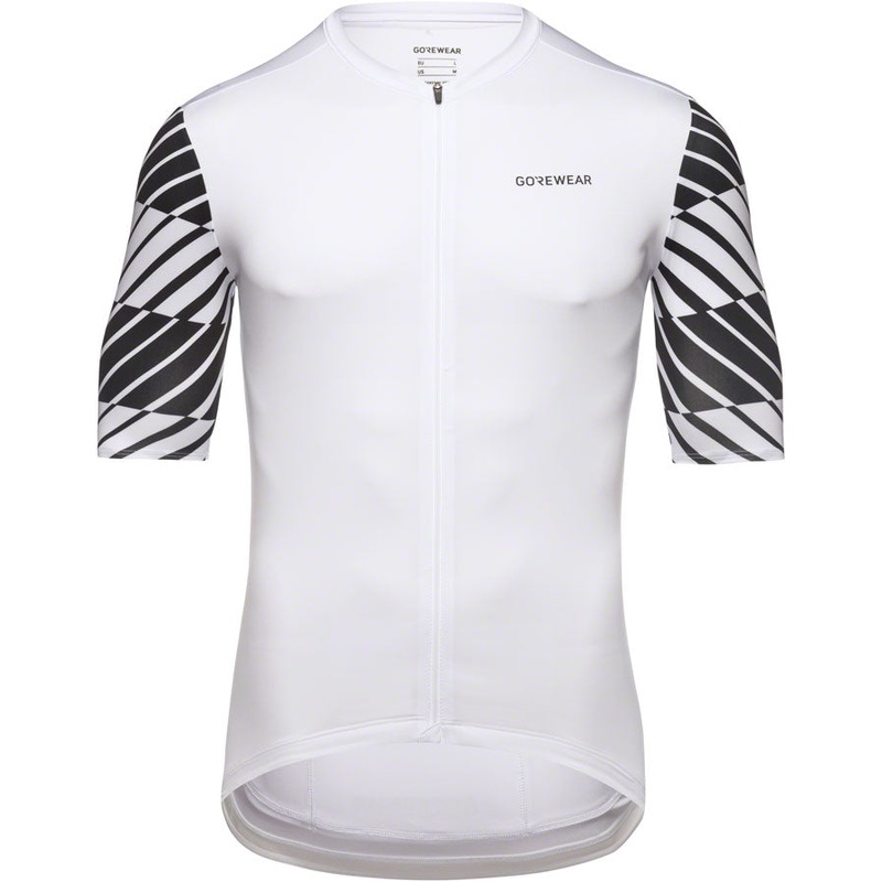 Gorewear Swiftride Optical Jersey – White/Black Mens Large
