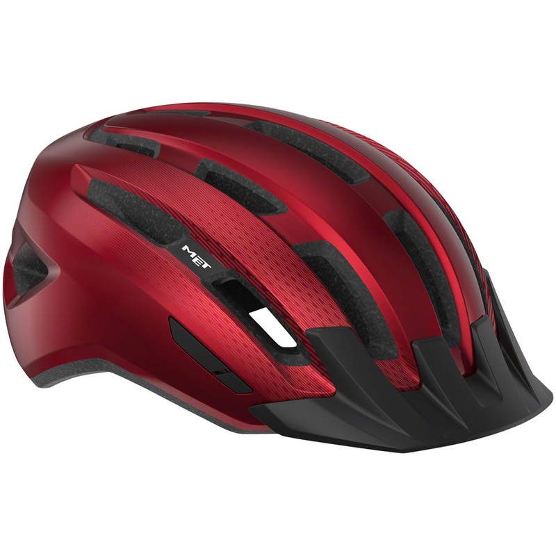 MET Downtown MIPS Helmet – Red Glossy Medium/Large