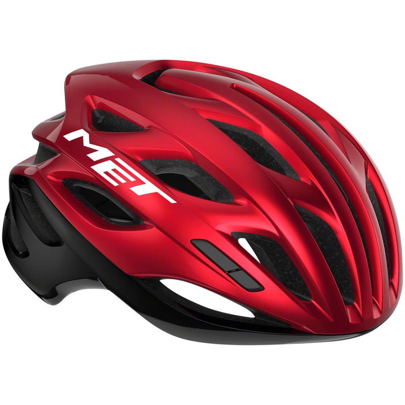 MET Estro MIPS Helmet – Red/Black Metallic Glossy Medium