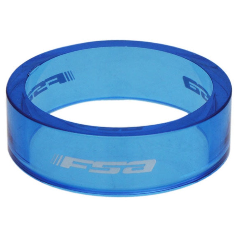 FSA PolyCarb Spacer 1-1/8″x 10mm Blue 10/CT