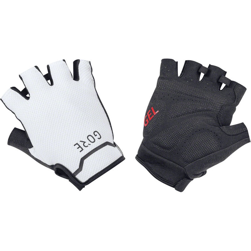 Gorewear C5 Short Gloves – Black/White Short Finger Large