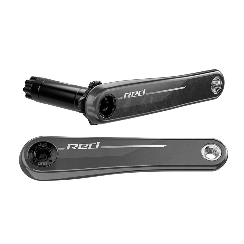 SRAM RED Crank Arm Assembly – 167.5mm 12-Speed 8-Bolt Direct Mount DUB Spindle Interface Natural Carbon E1