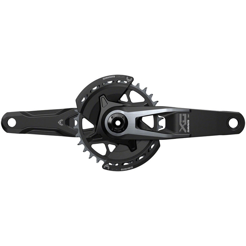SRAM X0 Eagle T-Type Wide Crankset – 175mm 12-Speed 32t Chainring Direct Mount 2-Guards DUB Spindle Interface BLK
