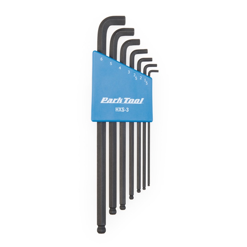 PARK TOOL HXS-3 Stubby Hex Wrench Set