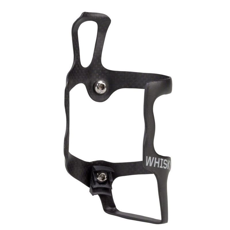 WHISKY No.9 SEL Carbon Water Bottle Cage – Left Side Entry Matte Black