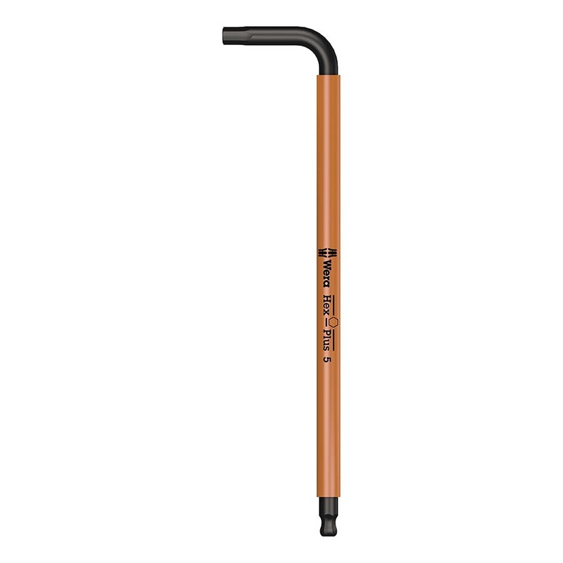 Wera 950 SPKL L-Key Hex Wrench – 5mm Bright Orange
