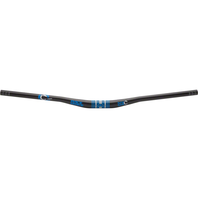 RaceFace SIXC Riser Carbon Handlebar 31.8 x 785mm 3/4″ Rise Blue Decal
