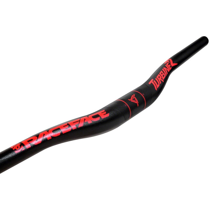 RaceFace Turbine R Riser Handlebar: 35 x 800mm 20mm Rise Red