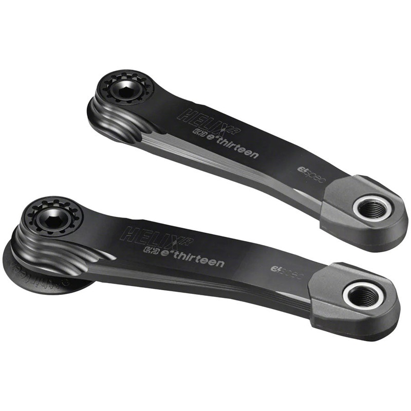 e*thirteen Helix Race Alloy e*spec Crank Arm Set – BOSCH SX-Brose S Mag-TQ HPR50 21.5mm Offset 155mm Self Extractor BLK