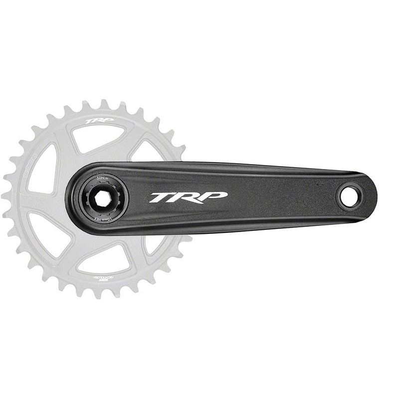 TRP CK-8050 Crankset – 165mm 12-Speed For 68/73mm Frame BB DM CINCH Chainring Interface 30mm Spindle Sandblasted BLK