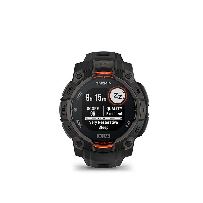Garmin Instinct 3 GPS Smartwatch – 45mm Solar Black/Black