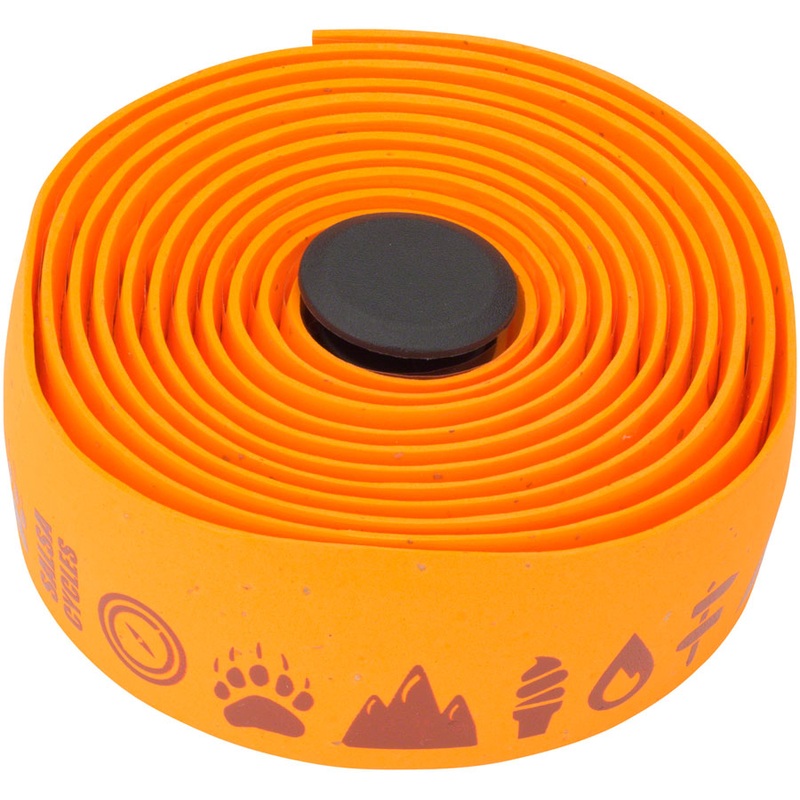Salsa Glyph Gel Cork Bar Tape – Orange