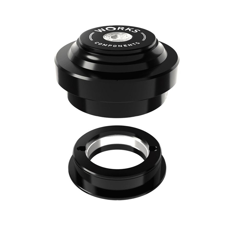 Works Components 1.5 EC44-ZS44 Angleset-1 1/8″ Angle Headset 1.5 110-119mm EC44/28.6 | ZS44/30 ZS External threadless Complete Black